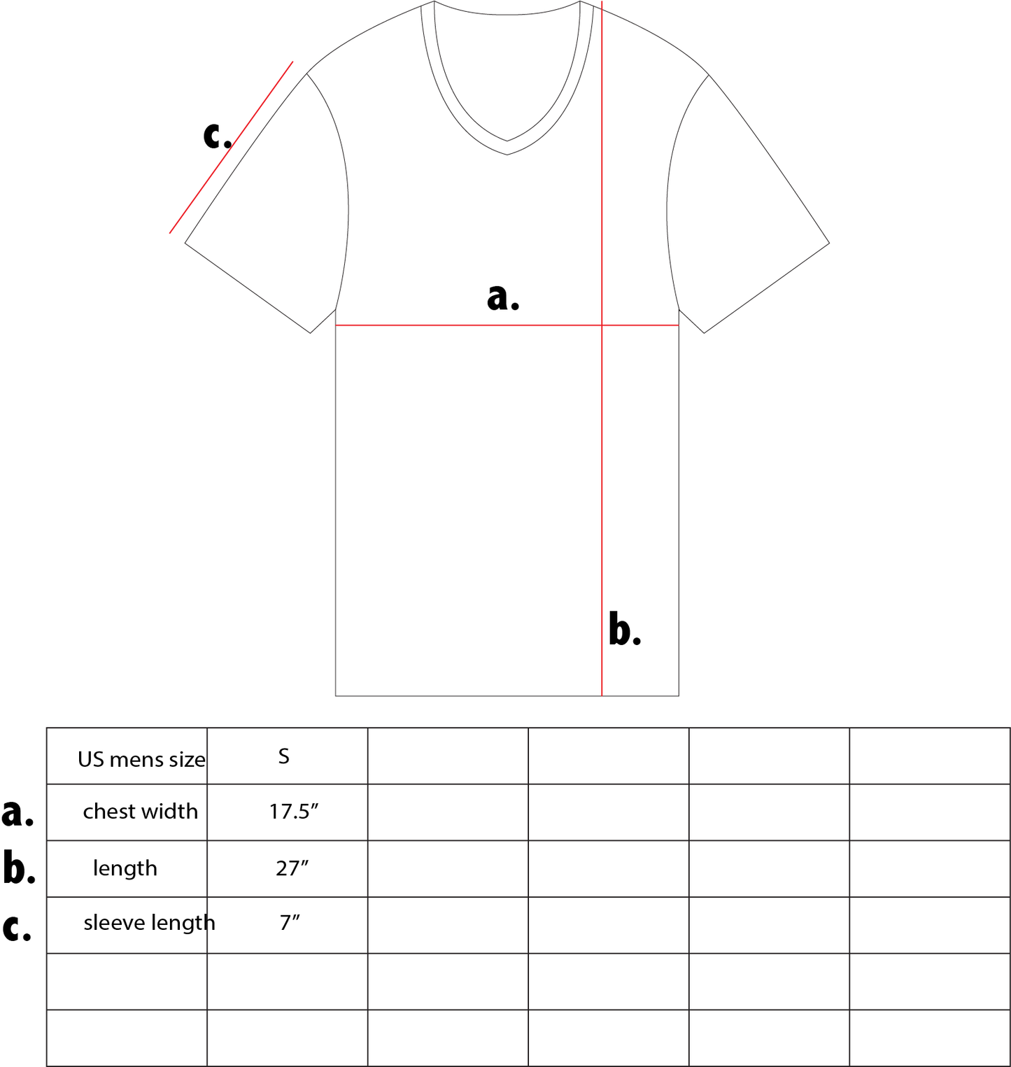 econscious Men's Slim Athletic V-Neck 100% Organic Cotton T-Shirt